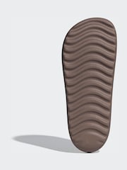 adidas Brown Adilette Lumia Slides - Image 6 of 9