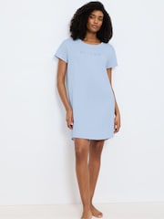 Triumph Blue Nightdress Short Sleeved - Image 3 of 5