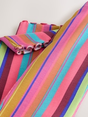 Bright Stripe 1 Pack Rib Flare Leggings (3-16yrs) - Image 4 of 4