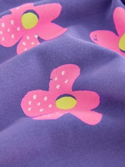 Purple/Pink Flower Leggings (3-16yrs) - Image 6 of 7