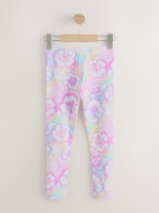 Multi Flower Tie Dye Leggings (3-16yrs) - Image 5 of 7