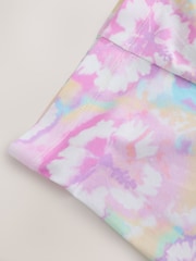 Multi Flower Tie Dye Leggings (3-16yrs) - Image 6 of 7