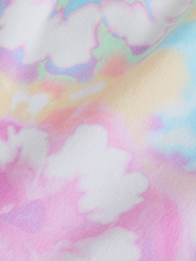 Multi Flower Tie Dye Leggings (3-16yrs) - Image 7 of 7