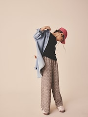 Animal Wide Leg Crinkle Trousers (3-16yrs) - Image 2 of 8