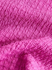 Magenta Pink Wide Leg Crinkle Trousers (3-16yrs) - Image 3 of 4