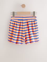 Orange/Blue Stripe Tassel Textured Shorts (3-16yrs) - Image 6 of 8