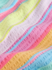 彩虹条纹 - 纹理短裤（3-16岁） - 8的图像7｝