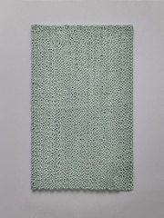 The Set 3 Pack Green/Grey Textured Bobble Bath Mats - Image 5 of 6