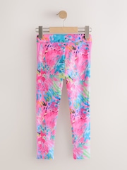 Pink/Multi Animal - بنطلون ضيق رياضي (3-16 سنوات) - صورة 2 من 4