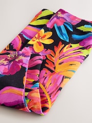 Pink/Orange Tropical Cropped Leggings (3-16yrs) - Image 4 of 4