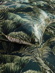 Clarke and Clarke Green Majorelle 200 Thread Count Duvet Cover and Pillowcase Set - Image 3 of 5