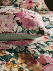 Clarke and Clarke Pink Tahiti Spring 200 Thread Count Duvet Cover and Pillowcase Set - Image 2 of 4