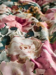 Clarke and Clarke Pink Tahiti Spring 200 Thread Count Duvet Cover and Pillowcase Set - Image 3 of 4