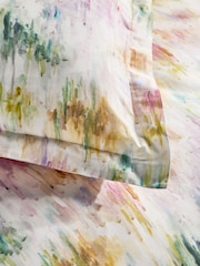 Clarke and Clarke Pink Trueno 200 Thread Count Duvet Cover and Pillowcase Set - Image 2 of 4