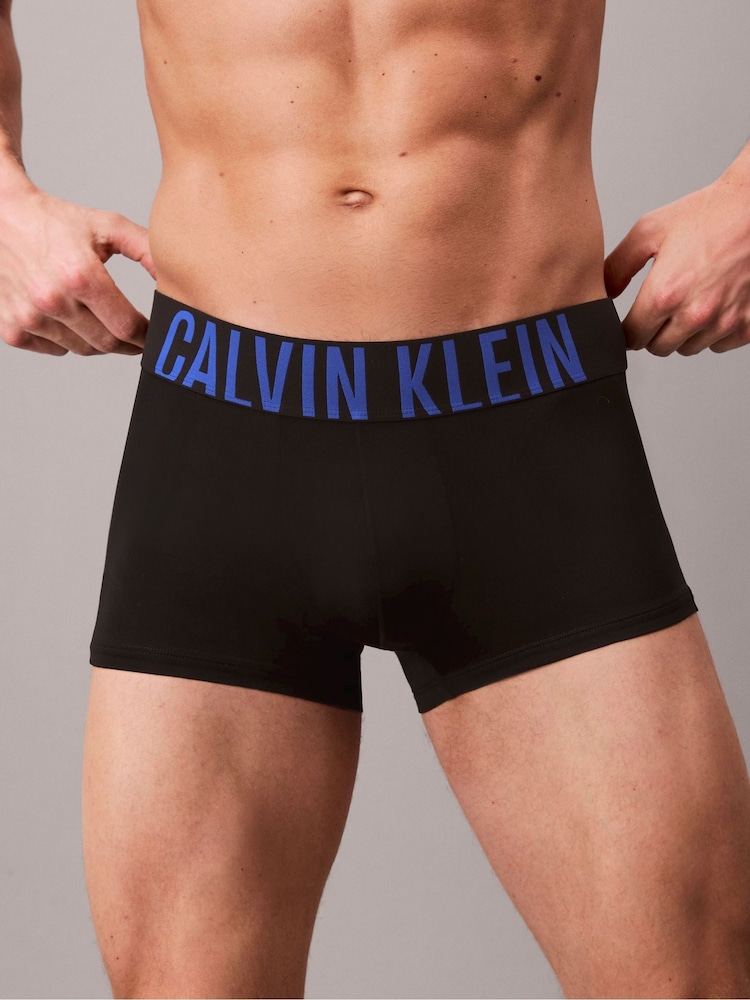 Calvin Klein Black 3 Pack Low Rise Trunks Intense Power Micro - Image 6 of 6