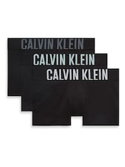 Calvin Klein Gray Intense Power Cotton Trunks 3 Pack - Image 1 of 1
