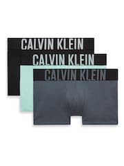 Calvin Klein Black Intense Power Cotton Trunks 3 Pack - Image 1 of 1