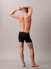 Calvin Klein Black 3 Pack Boxer Briefs - Microfibre Stretch - Image 4 of 6