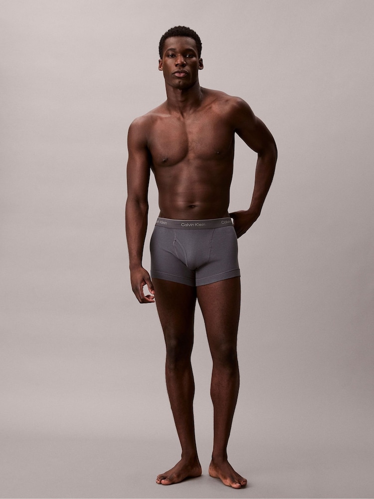 Calvin Klein Red 3 Pack Trunks - Image 2 of 6 Calvin Klein Red 3 Pack Trunks - Image 2 of 6