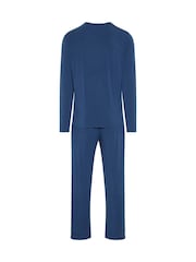 Calvin Klein Blue Pants Pyjama Set - Ultra Soft Modal - Image 1 of 2
