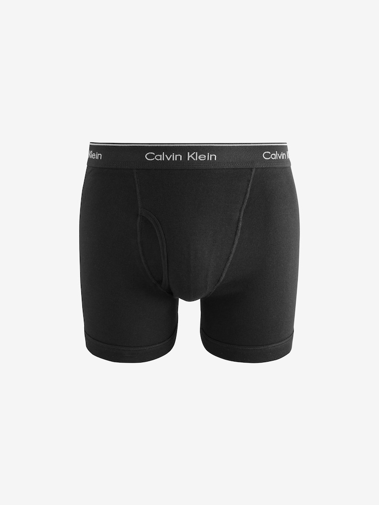 Calvin Klein Black Cotton Classics Boxer Briefs 5 Pack - Image 6 of 6 Calvin Klein Black Cotton Classics Boxer Briefs 5 Pack - Image 6 of 6