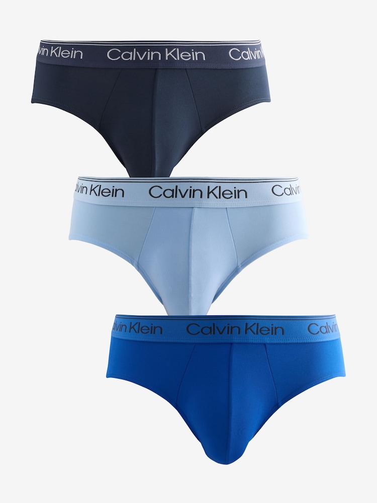 Calvin Klein Black 3 Pack Hip Briefs Microfibre Stretch - Image 2 of 10 Calvin Klein Black 3 Pack Hip Briefs Microfibre Stretch - Image 2 of 10