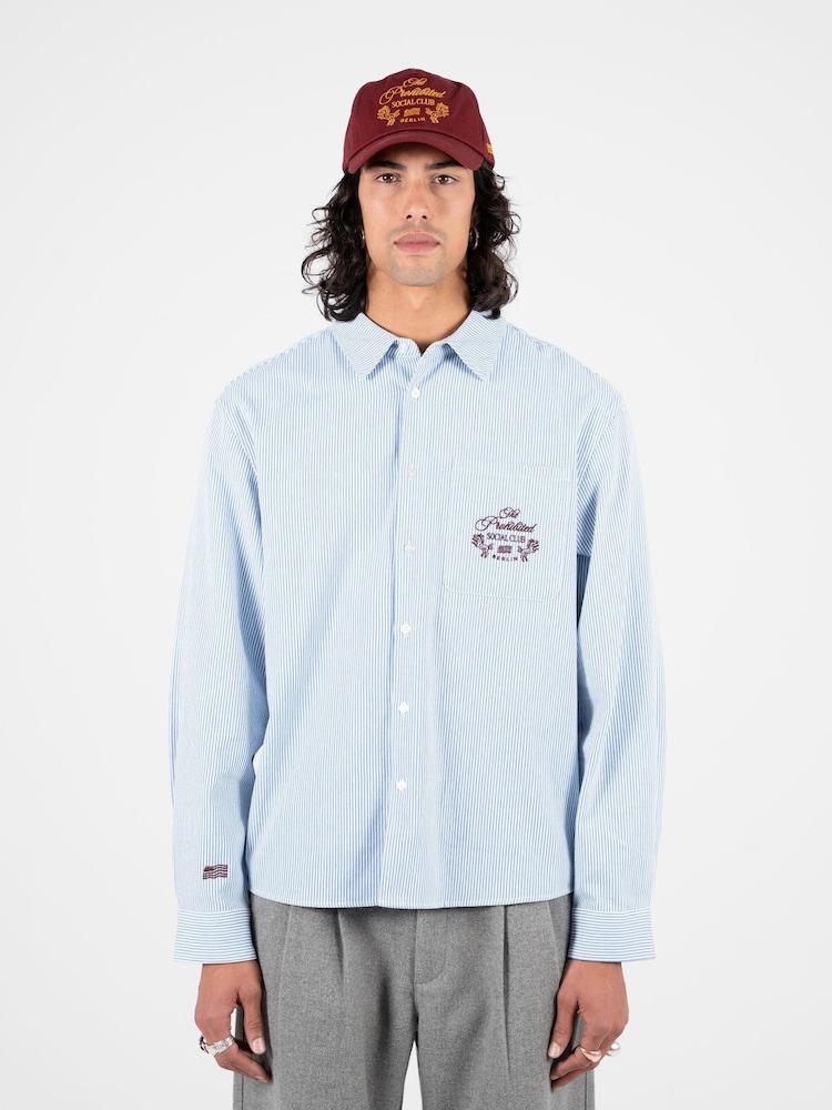 Prohibited Blue Club Dress Shirt - Image 1 of 7