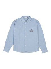 Prohibited Blue Club Dress Shirt - Image 6 of 7