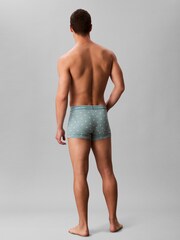 Calvin Klein Blue 3 Pack Trunks - Image 3 of 6