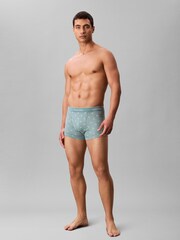 Calvin Klein Blue 3 Pack Trunks - Image 4 of 6