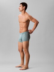 Calvin Klein Blue 3 Pack Trunks - Image 5 of 6