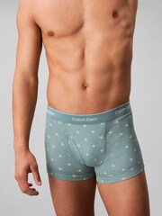 Calvin Klein Blue 3 Pack Trunks - Image 6 of 6