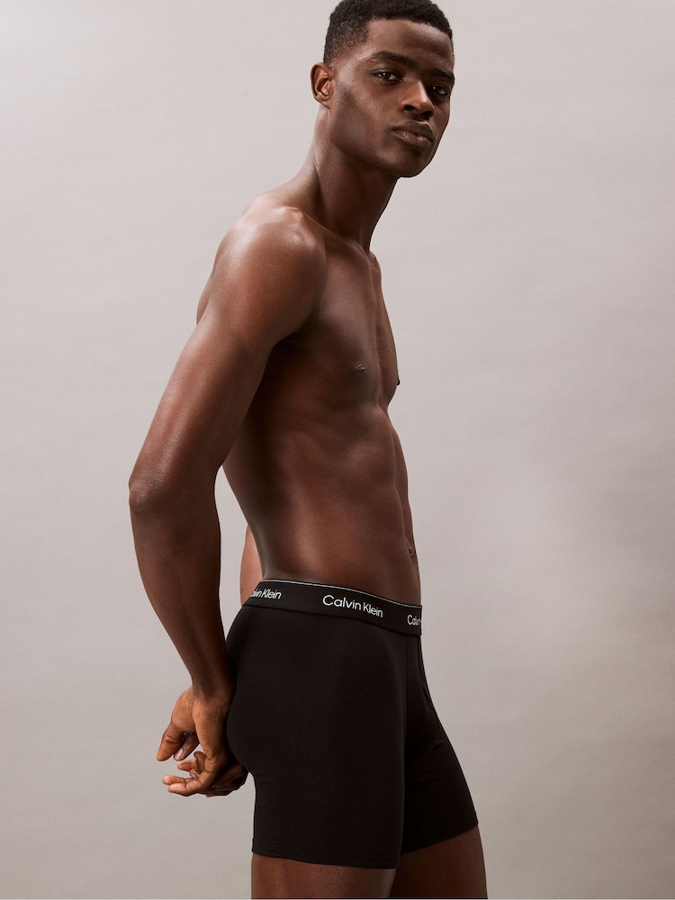 حزمة بوكسرات قطنية قابلة للتمدد من Calvin Klein Icon - Image 6 of 6