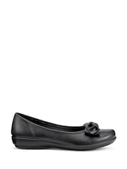 Hotter Black Regular Fit Jewel Slip On Shoes - Image 1 of 4