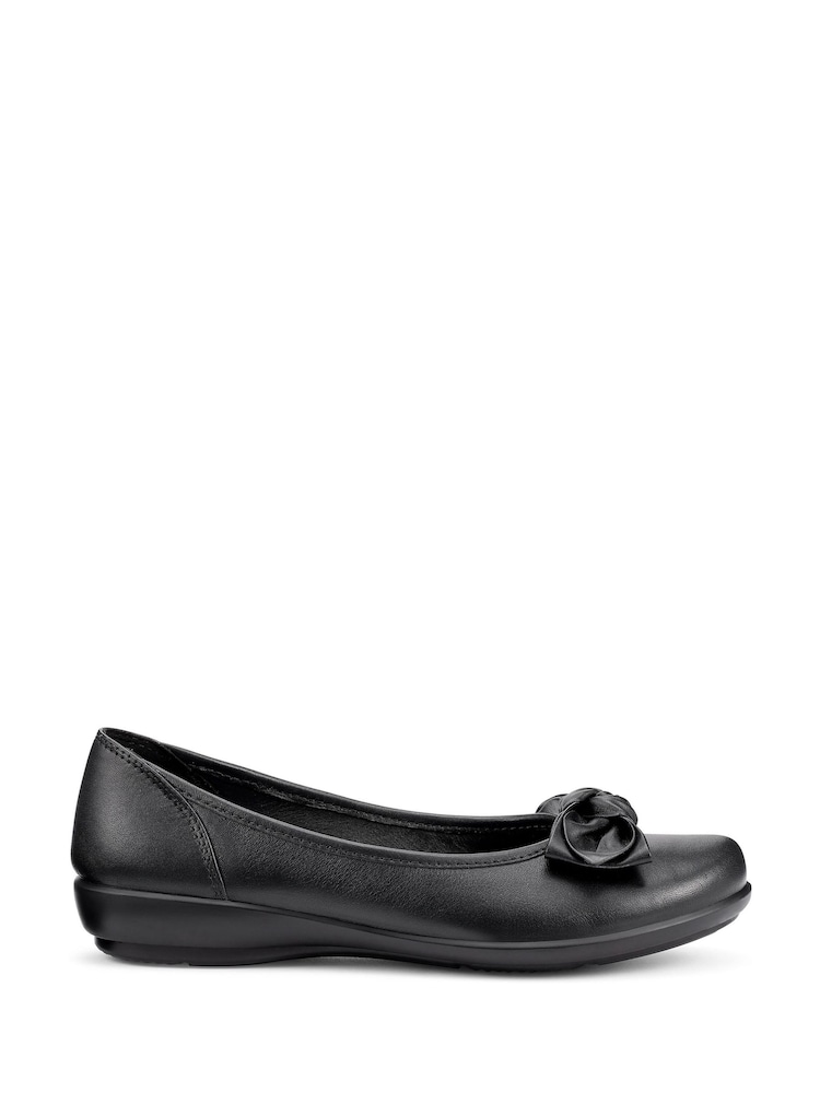 Hotter Black Regular Fit Jewel Slip On Shoes - Image 1 of 4