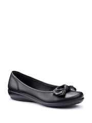 Hotter Black Regular Fit Jewel Slip On Shoes - Image 2 of 4