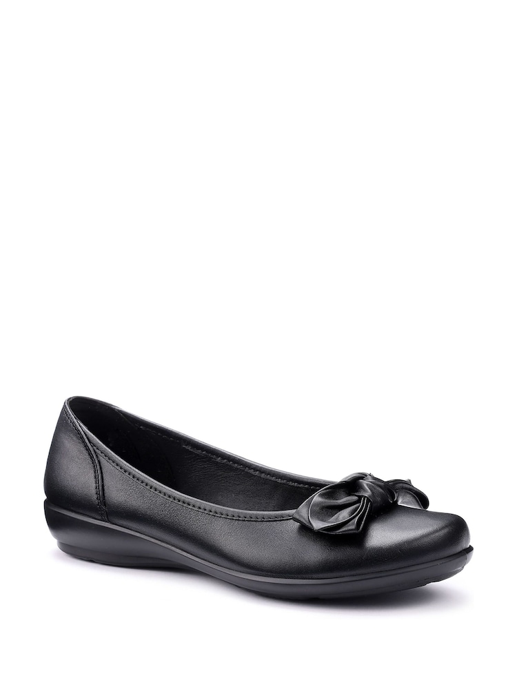 Hotter Black Regular Fit Jewel Slip On Shoes - Image 2 of 4