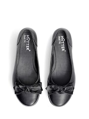 Hotter Black Regular Fit Jewel Slip On Shoes - Image 4 of 4