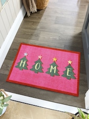 My Mat Pink Bright Christmas Mat - Image 1 of 4