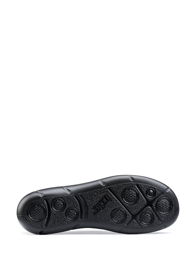 Hotter Black Regular Fit Dew II Lace-Up Shoes - Image 5 of 5