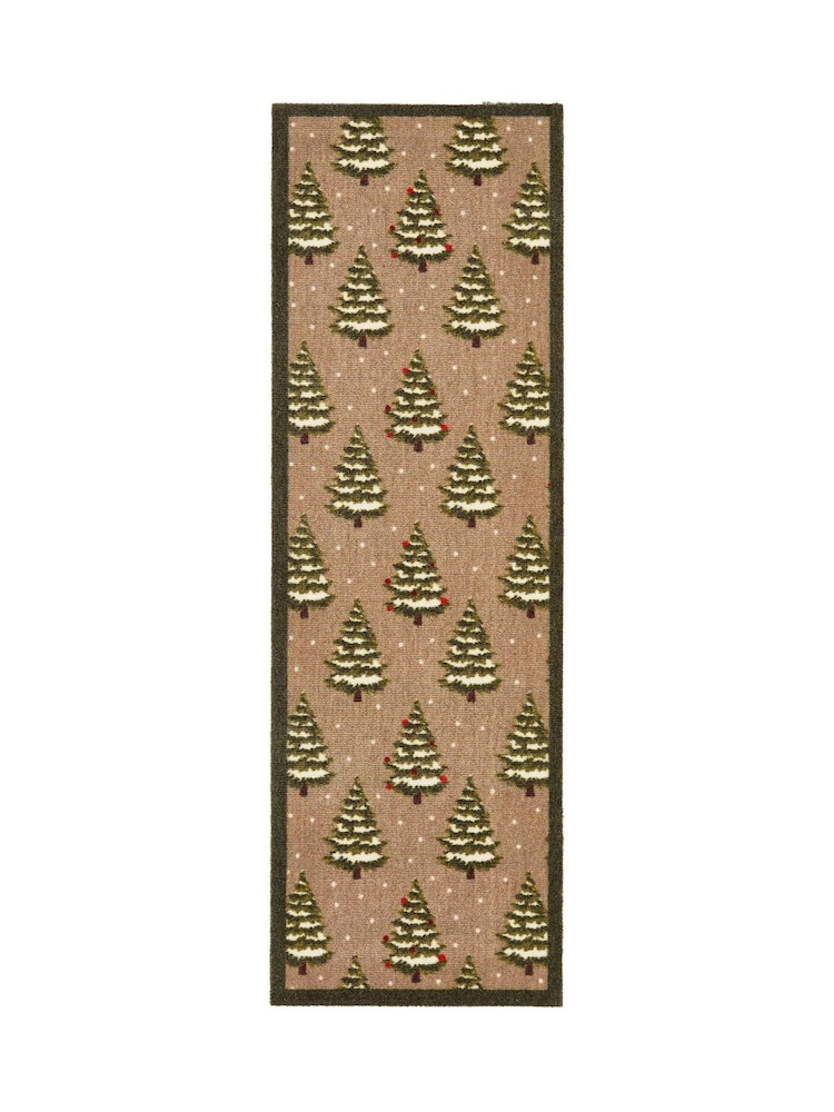 My Mat Beige Winter Trees Runner - Image 2 of 4 My Mat Beige Winter Trees Runner - Image 2 of 4