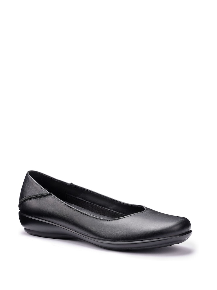 Hotter Black Regular Fit Birdie Slip On Shoes - Image 2 of 4