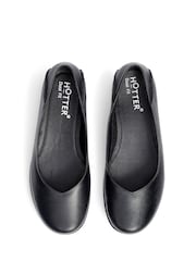 Hotter Black Regular Fit Birdie Slip On Shoes - Image 4 of 4