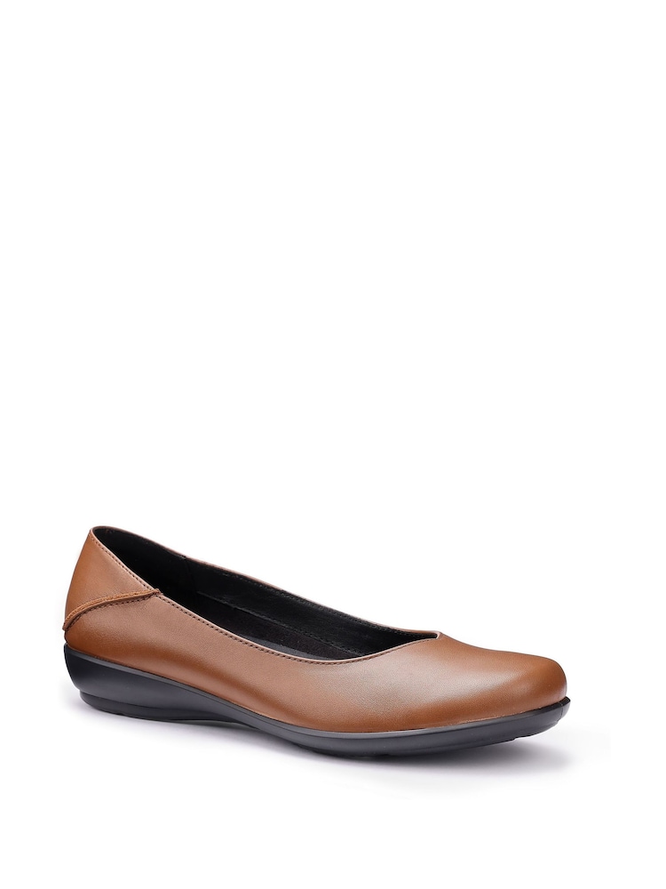 Hotter Brown Wide Fit Birdie Slip On Shoes - Image 2 of 4