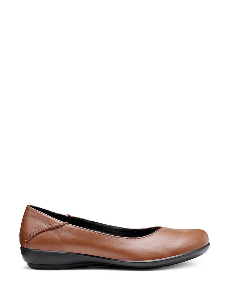 Hotter Brown Regular Fit Birdie Slip On Shoes - Image 1 of 4
