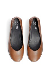 Hotter Brown Regular Fit Birdie Slip On Shoes - Image 4 of 4