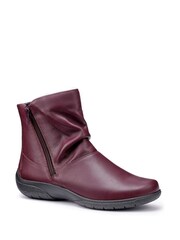 Hotter Red Wide Fit Whisper Zip Boots - Image 2 of 4