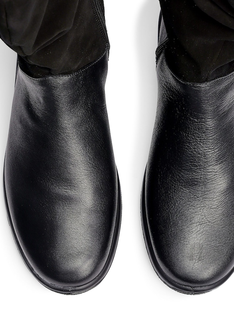 Hotter Black Regular Fit Mystery Zip Boots - Image 4 of 4 Hotter Black Regular Fit Mystery Zip Boots - Image 4 of 4