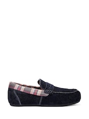 Hotter Blue Regular Fit Solace Slip-On Slippers - Image 1 of 4