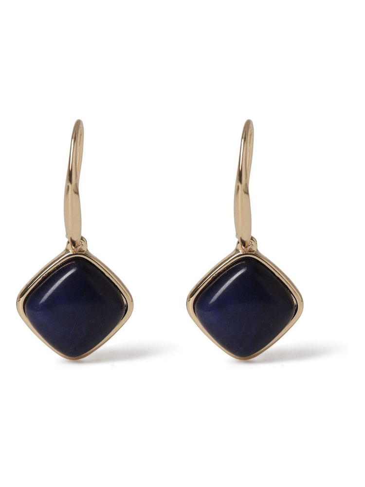 Aela Blue Stone Drop Earrings - Image 1 of 2